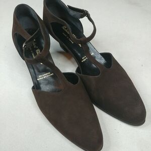 Robert Clergerie Paris Chocolate Brown Suede Shoe